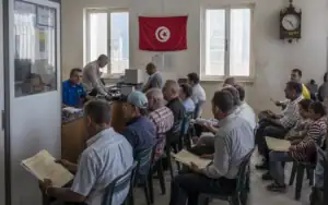 Warteraum Behörde Djerba